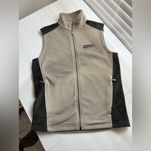 Columbia Steens Mountain Fleece Vest for Men - Tusk/Buffalo - S